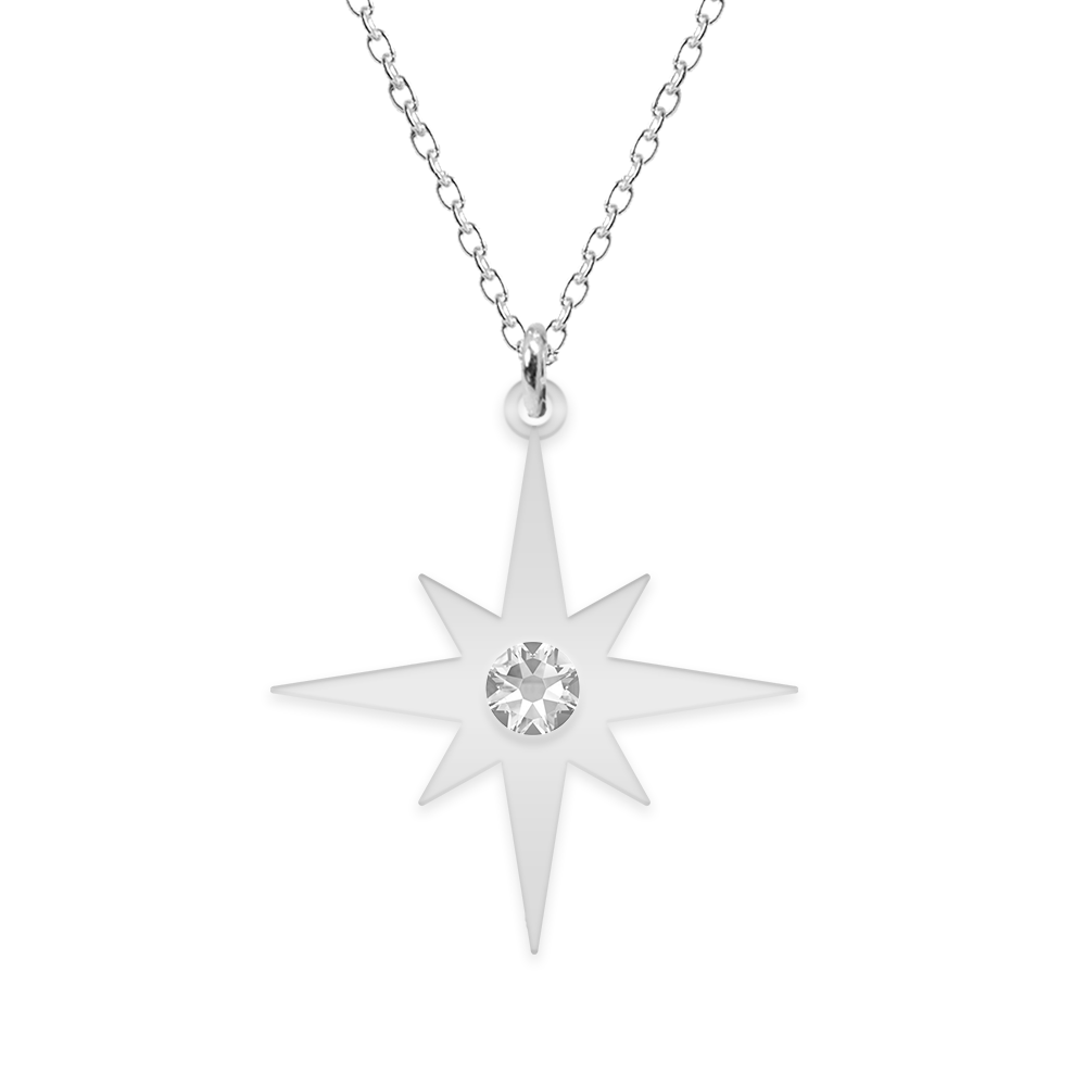 Star Light - Colier personalizat steluta din argint 925